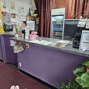 Check in and pay here