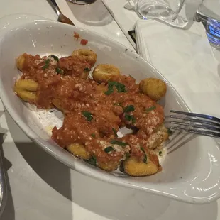 vodka sauce gnocchi appetizer