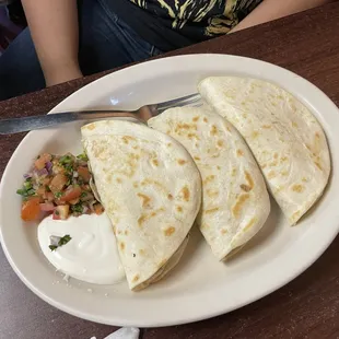 3 Barbacoa Quesadillas