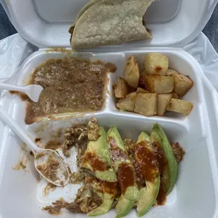 Potatoes &amp; Egg Plate