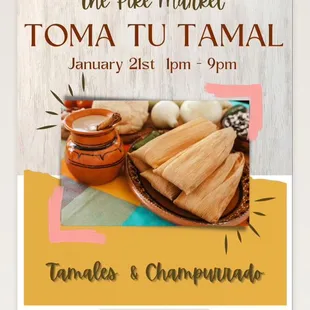 tamales and quesadillas