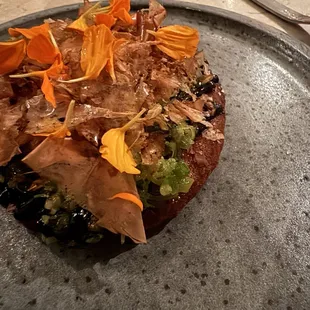 Idk the name but it&apos;s the swordfish fish cake
