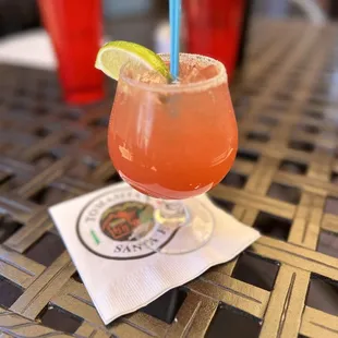 Coyote Sunset cocktail $9.50 (9/1/2023)