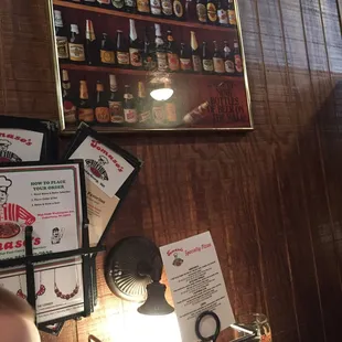 Place your order at the bar. People were lining up to get in on a Sunday.