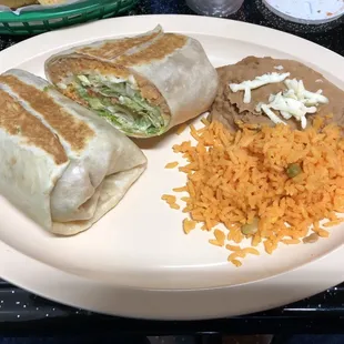 Vegetable Burrito Dinner