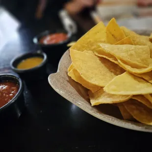 a plate of tortillas
