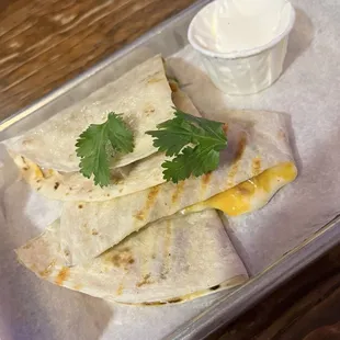 Pork Belly Quesadilla