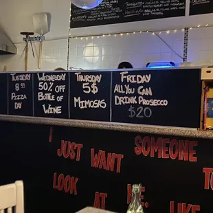 They have daily specials