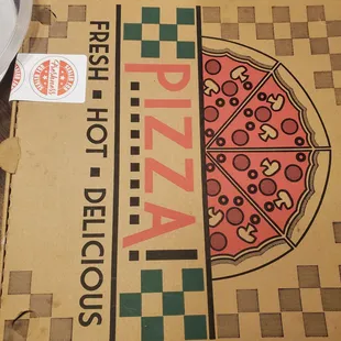 Napolitano pizza, good but
