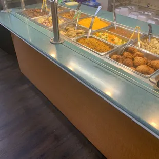a variety of food items