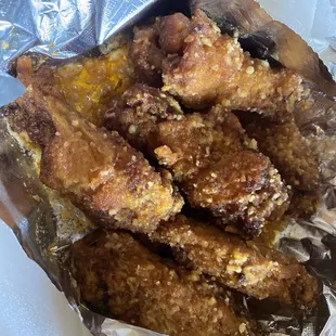 Parmesan garlic wings