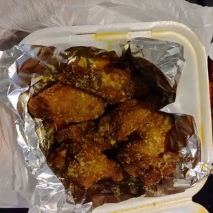 Garlic parm wingz