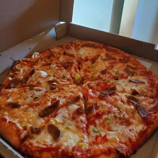 Hot Sausage and Peppers