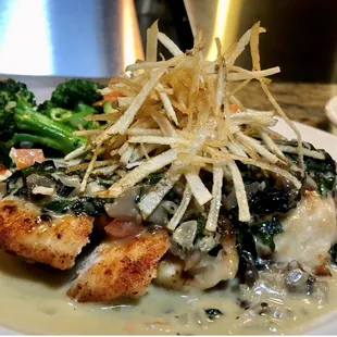 Spinach + Brie Stuffed Chicken