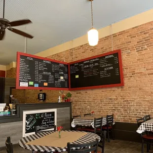 I LOVE the bare brick wall look!