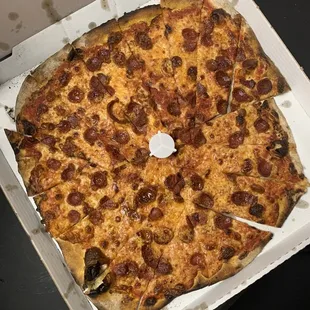 a pizza in a box