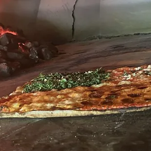 pizza, food