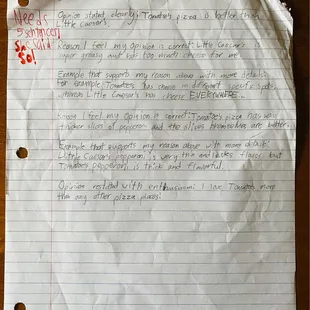 A 10-year-old&apos;s opinion.
