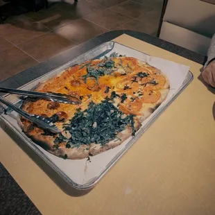 Sampler pizza