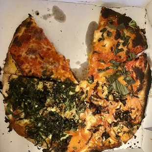 Naples sampler add sausage. Cooked too long but delicious the parts that were edible.