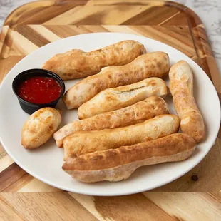 food, donuts, dough desserts