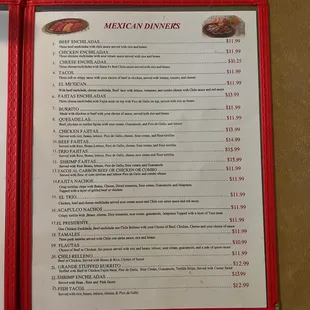 Menu page 3