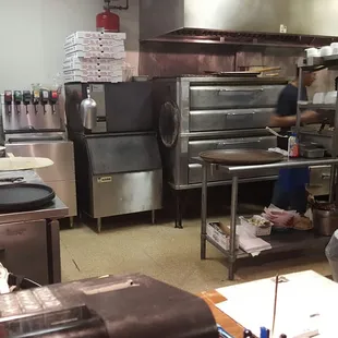 Clean open  kitchen