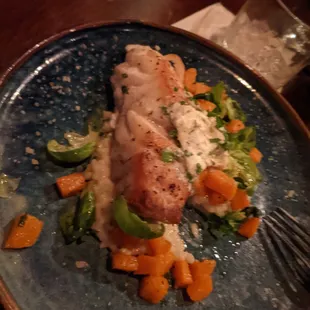Grouper, risotto ...this is a special... delicious