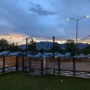 Mountain view from the patio