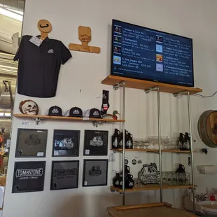 Tombstone Brewery swag.