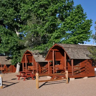 Enjoy our rustic cabins.