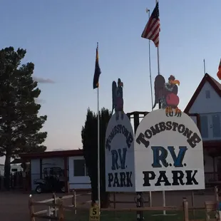 The entrance to the park was super cute!!!