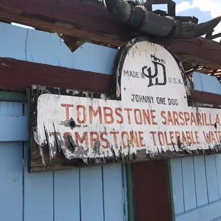 a sign on a building