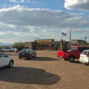 Just pulled into the parking lot of Boothill Cemetery but driver gave a lot of history