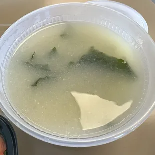 Delicious miso soup