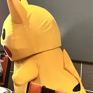 Pikachu birthday mascot