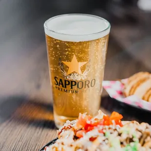 drink, tacos