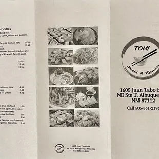 Take out menu 6.19.23