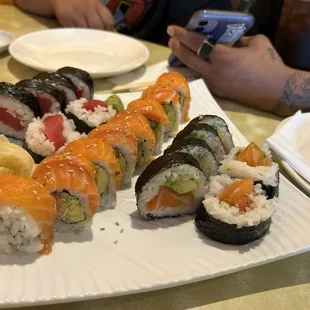 Tuna Roll - Alaska Roll - Salmon Roll