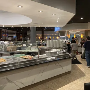 Inside at the Dessert Station