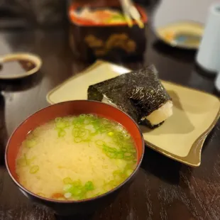 Miso Soup &amp; Onigiri