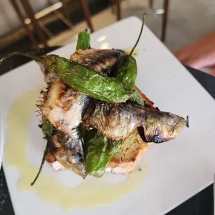 Sardinas a la brasa