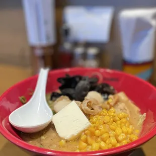 Miso Butter Corn Scallop Ramen