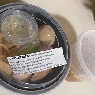 a plastic container filled with food