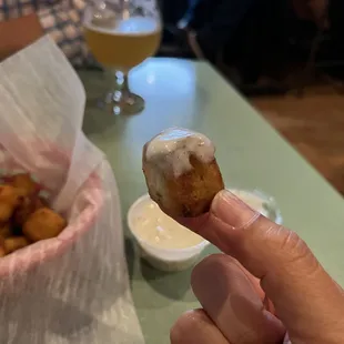 square cheese curds