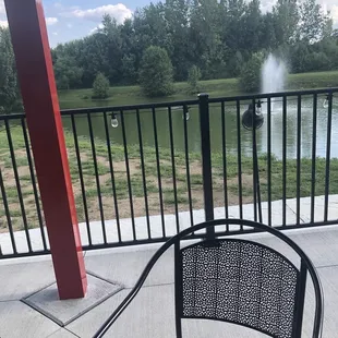 Pretty Patio by Lake