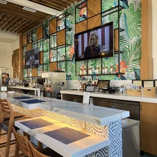 Inside bar area
