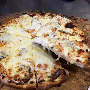pizza, food