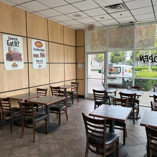 image of the dining room, as seen from the order desk