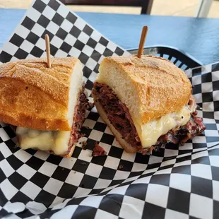 Pastrami with Melted Swiss